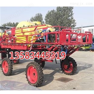 補貼款大容量棉花打藥機 100馬力四輪噴藥機